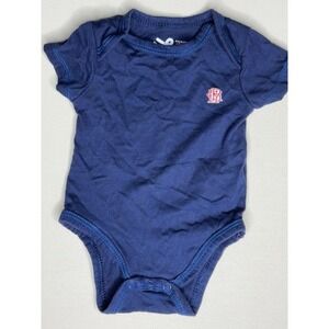 LRG Baby Boys Navy Short Sleeve Bodysuit Size 0-3 Months